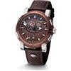 Kronsegler Mariana Trench Orologio Automatico Acciaio Marrone