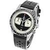 YEMA Rallygraf Reverse Panda Acciaio Ibrido Meccanico Quarzo Pelle Nero Orologio Uomo