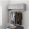 Generico Armadio Grigio Cemento 100x32,5x35 cm in Legno Multistrato,Grigio,15.5kg,808237