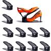 LANTUS Salvaspazio Organizer Scarpe Regolabili in 3 livelli da Scarpiera in Plastica Durevole Utilizzabile per armadi ultra Resistente in Plastica di organizzatore antiscivolo- 30 Pezzi