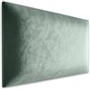Muralo Pannelli Imbottiti per Pareti in Velluto 70 x 30 cm - Cuscino da Parete Decorativo, Design Moderno e di Lusso per Camera da Letto e Soggiorno - menta
