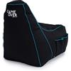 Game Over Poltrona Gaming BeanBag 83x60cm, Resistente all'acqua, Pouf per Interni con Tasche Laterali per i Controller, Comodo Pouf Puff (Lich Blade)