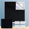 Ainiv Tessuto Oscurante Finestra, 300x145cm Tende Oscuranti per Interni, Portatile Telo Oscurante per Finestre, Si Adatta a Qualsiasi Dimensione e Forma della Finestra, con 30 Paia di Adesivo