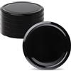 Pullmer Coperchio per bicchieri da 100 mm, tappo a vite, coperchio Twist-Off (nero, 5 pezzi)