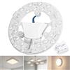 Aigostar Modulo Plafoniera LED - Pannello 18W 1900LM, Luce naturale a 4000K, Base Magnetica, Facile Installazione, Universale per Plafoniere e Lampadari (D137mm)