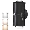 Dhqkqg Applique da Parete Interno,Luce Notturna Magnetica con Sensore di Movimento,3 Temperatura Luce Bianca Applique Led,Lampade da Muro per Camera da Letto Soggiorno Corridoio Scale Nero