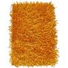 Casatessile Shaggy Tappeto cm 60X90 Tappeto a Pelo Lungo Camera scendiletto, Bagno - Giallo Oro
