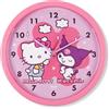 KIDS EUROSWAN SL Orologio da parete Hello Kitty, rosa, taglia unica