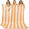 Hexify Telo Mare xxl 200x145 cm, Asciugamano Grande In Microfibra Ad Asciugatura Rapida, Telo Bagno Senza Sabbia, Coperta Da Spiaggia Donna (Arancione)