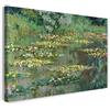 Printed Paintings Stampa su Tela (60x40cm): Claude Monet - Ninfee