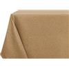 BIANCHERIAWEB Tovaglia Cucina Soggiorno Antimacchia Idrorepellente Linen 120x160 Caffe Latte