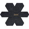 Lavea® Set 5 Proteggi Padelle in Feltro - Grigio Scuro, 38 cm, Spessore 3 mm - Sottopentola, Proteggi Pentole e Salvapadelle Anti-Graffio per Pentole e Padelle