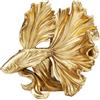 Kare Statuetta decorativa di design Baby Betta, oro, altezza 26 cm, oggetto di arredamento, accessori, motivo pesce Betta, decorazione idea regalo soggiorno