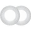 Nachtmann Spiegelau & Nachtmann Set di Piatti Piccoli, 4092/23 cm, Bossa Nova UK/4K, 2 Pezzi, 2 unità