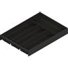 blum AMBIA-LINE portaposate Soft-Touch | organizer cassetto premium per cassetti e mobili da cucina moderni | protegge, ordina e organizza posate e utensili | 42×30×5 cm | Nero carbonio