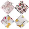 OSOLADY Porta Assorbenti da Borsa per Ragazze, Set 4 Pezzi, Leggero e Compatto di Cotone, per Scuola e Shopping