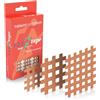 1-2-3- tape Grande scatola di grata Scatola originale di 123Tape, Crosspatch, scatola di patch per agopuntura 30 fogli di beige - 170 pezzi - 10 fogli per dimensione (A e B e C)
