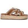 MOU Ciabatta donna cognac in suede