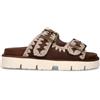 MOU Ciabatta donna marrone in suede