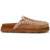 MOU Sabot donna cognac in suede