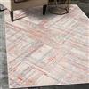 Mazovia Tappeto Soggiorno 120x170cm Crema Arancione Astratto Morbido | Tappeto per Camera da Letto Sala da Pranzo Ufficio Beige Facile da Pulire Resistente Ai Detergenti Riscaldamento a Pavimento
