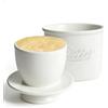 Windfromort Porta Burro - Butter Crock in Ceramica, Materiale di Alta Qualità, Mantiene il Burro Fresco e Spalmabile, Ideale per Colazione e Cucina