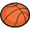 NTEVXZ Tappetino da basket rotondo, per pallacanestro, tappeto rotondo, morbido e antiscivolo, per camera da letto dei bambini, soggiorno, camera da letto (60 x 60 cm)