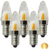 QLEE Lampadario a cristallo a led Lampadina E14 Diamante Dimmerabile 1.8w Base candelabri Morbido bianco caldo 2700k -3000k Sostituzione Lampada incandescente 15w equivalente