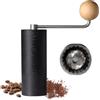 KINGrinder Macinacaffè manuale leggero P0 per moka, Aeropress, pressa francese, gocciolamento con consistenza di montaggio in acciaio inox, capacità 25 g, 5BP0001-BK