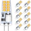 AGOTD Lampadina LED G4 3W, Bianco Caldo 3000K, 210lm, 360°, 12V AC/DC, Non Dimmabile, Equivalente 30W Alogena, per Cappa e Cucina, Confezione da 10