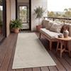 Paco Home Tappeto Cucina Da Esterno Salotto Moderno Balcone Terrazo Motivo Scandinavo Motivo Boho Monocolore, Dimensione:60x100 cm, Colore:Crema 6