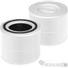 JIYANA 2 filtri HEPA di ricambio per Levoit Core 300 / Core 300S, in sostituzione di Core 300-RF. Cartuccia filtro 3 in 1 H13 true HEPA + carbone attivo, filtra il 99,97% di allergeni e odori (Bianco)