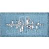 GBiancheria Tappeto Cucina Antiscivolo Pixel by Suardi, Passatoia Lavabile Jacquard in Ciniglia, Made in Italy, Runner per Cucina Bagno Corridoio, Varie Misure e Colori (Jeans, 55x140 cm)
