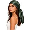 PoeticEHome Foulard per Capelli in 100% Seta di Gelso per Donna 90x90 cm - Monocolore Fascia Capillare per Dormire, Grado 6A Bandana per Crescita Capillare Anti-Crespo, Pronto da Regalare