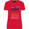 Equitatus1991 T-Shirt Equitazione Donna Fly Nbha Rossa