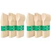 Talking Tables TableKind 150 x Set Posate in Legno - Posate Monouso Biodegradabili Coltelli Forchette Cucchiai 17cm Campeggio Pic-nic BBQ Matrimoni Festival Catering Buffet (Confezione da 2)