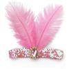 Fenisonavy Set di copricapi con piume 2 pezzi in stile retrò anni '20 con paillettes adatto a donne adolescenti e bambini ideale per carnevali feste e matrimoni (Rosa, 2 piume)