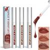 ChaneeHann 3 pezzi Peel Off Lip Liner Stain, a lunga durata, sfoderabile per labbra, impermeabile, colore altamente pigmentato, opaco esfoliante per labbra