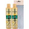 FEI FAN 2X Shampoo con PRO-V, Dona ai Tuoi Capelli il Nutrimento di cui Hanno Bisogno, 250ml, Disponibile In Diverse Varietà + Fascia Per Capelli (Colori Assortiti) (LISCI EFFETTO SETA (2 Unità+Fascia))