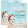 FEI FAN Maschera Monouso In Hydrogel LUXURY DIAMOND MASK Anti Age-Rassodante, Con Acido Ialuronico, Contiene Polvere Di Diamante 24g (2 Unità)