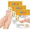 AWIWTOBQ Maschere per mani, 3 paia di guanti idratanti, maschere esfolianti, cura delle mani morbide, per mani secche e screpolate (miele latte)