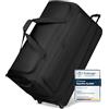 REDOLZ Duffle Essentials Wheeled Duffle Exp. XXL Black