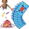 Générique Giochi Di Piscina - Set Giocattoli Immersione ABS Legno Rete 2026 | Attività Acquatiche Allenamento Nuoto Bambino | Giochi Piscina Estate Spiaggia Campeggio Picnic Famiglia Sport Giocoso
