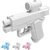 YZDYSHJ Pistola ad Acqua Scherzo Bidirezionale, Doppio Spruzzo Fronte e Retro,Getto Frontale fino a 8m,Giocattolo Divertente per Bambini e Adulti, Ideale per Piscina,Spiaggia e Battaglie d'Acqua (1, Bianco)