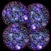 LQTSLFM Palla Gonfiabile Spiaggia Glitter, 4 Pezzi LED Palloni Gonfiabili, Palla Piscina con Paillettes Colorate, LED Pallone da Gonfiabile Glitter per Feste in Spiaggia e in Piscina (Colorate)