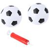 JUMPLAWN Set Di Mini Palloni Da Calcio Per Bambini 12 Cm Gonfiatore Rosso Giocattolo Educativo Per Interni Ed Esterni, Giocattoli Da Calcio Per Bambini Piccoli