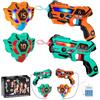VATOS Laser Tag ricaricabile - Set di Laser Tag a infrarossi con sincronizzazione dei dati in tempo reale, gioco di tiro per 2 giocatori per bambini e ragazzi di età compresa tra 6 e 12 anni