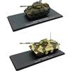 OPO 10 - Set di 2 Carri Armati: Sherman Esercito Americano + E-50 Standardpanzer Wehrmacht Germania WW2 1945 - Scala 1/72 - CM003+4