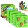 GraceDuck 4 pièces Cubi Magnetici Plaque de Basei, Blocchi Magnetici de Jouet STEM, Magnetic Blocks pour Enfants dès 3 Ans, Kit de Costruzioni Magnetiche, Idée Cadeau pour Garçons et Filles