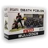 My Pet Elephant Death Fields: Bulldogs (24 figuras de plástico duro de 28 mm de varias partes), fabricado en Estados Unidos
